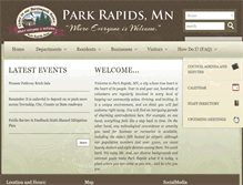 Tablet Screenshot of ci.park-rapids.mn.us